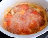 Hình bước làm 3 của món Canh Ngót Cá Hồi Cà Chua