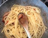 รูปขั้นตอนการทำที่ 5 ของ พาสต้า (Linguine) กับมะเขือเทศและทูน่า