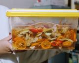 Hình bước làm 3 của món Chân gà rút xương ngâm sả quất