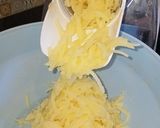 A picture of step 1 of Aloo and chicken burger without bun.