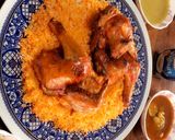 صورة لخطوة 11 من وصفة دجاج مشوي مع رز مندي