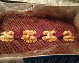Foto del paso 3 de la receta: Turrón crujiente de chocolate con arándanos