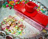 A picture of step 5 of Colourful Almond slices.