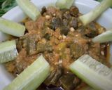 A picture of step 6 of Masalay wali Bhindi.