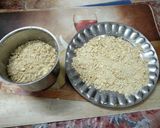 A picture of step 1 of Kaju Burfi.