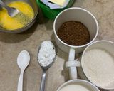 A picture of step 1 of Coffee Pudding.