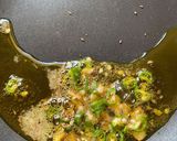 A picture of step 4 of Bharwan Baingan Aloo.
