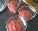 Une image de l'étape 3 de Crème à la fraise.