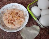 A picture of step 4 of Mayochup dip.