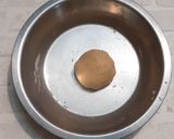 A picture of step 4 of WALNUT APPLE PARATHA WITH CARAMEL SAUCE & VANILLA ICE-CREAM.