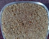 A picture of step 5 of Quinoa walnut dessert.