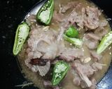 A picture of step 6 of Mutton white karahi.
