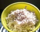 A picture of step 1 of Coconut burfi (independence day special).