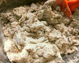 A picture of step 2 of Quick-to-Make No Knead French Style Bread with Oat & Lentil Flour.