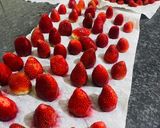A picture of step 1 of Berry Tart Filling.