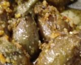 A picture of step 4 of Brinjal(small) fry.