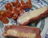 Foto del paso 5 de la receta: Salchichas de viena rellenas (al microondas)