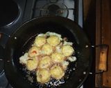 A picture of step 5 of Yam balls.