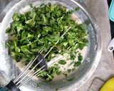 A picture of step 2 of Fenugreek Banana Pancakes.