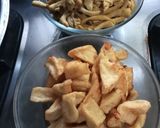 Foto langkah ke 1 dari resep Oseng tahu usus ayam.