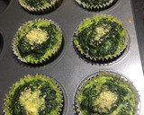 Foto del paso 4 de la receta: Muffins de espinaca sin harina