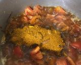 A picture of step 3 of Chana biryani.