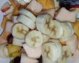 A picture of step 3 of Mixed Fruit Chaat 😋.
