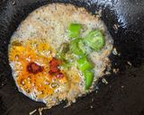A picture of step 4 of Papad ki sabzi.