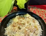 A picture of step 6 of Poshto / Poppy seeds Bhat Bhaja Bengali Style recipe.
