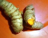 A picture of step 1 of Tumeric and ginger tea.