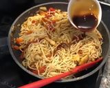 A picture of step 6 of Shrimp Yakisoba Fried Noodles.