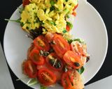A picture of step 3 of Saturday breakfast!.