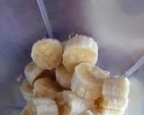 A picture of step 1 of Eggless banana cake.