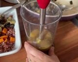 Foto del passaggio 10 della ricetta 134 • Insalata d’autunno: riso rosso, patata americana, melanzane e vinagrette all’arancia e timo