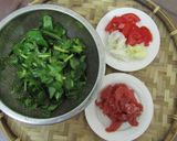 Hình bước làm 1 của món Canh chua thịt bò lá giang giải nhiệt