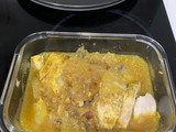Pollo a la piña en olla lenta
