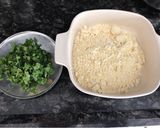 A picture of step 1 of Dhokli curry.