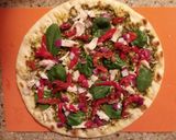 A picture of step 6 of Pesto Flatbread Pizza.