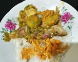 Foto langkah ke 7 dari resep Balado Hijau Ikan Karang Tahu Goreng.