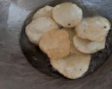 A picture of step 3 of Dahi Papdi Chaat.