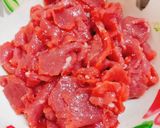 Hình bước làm 1 của món Lẩu kim chi bò mực