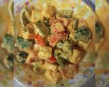 A picture of step 2 of Paneer tikka.