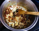A picture of step 7 of Paneer Bhurji / Paneer Bharta.