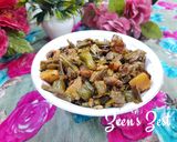 A picture of step 3 of Sem Aloo Sabzi.