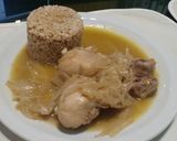 Foto del paso 6 de la receta: Pollo a la cerveza, mostaza y miel (con arroz)