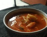 Foto langkah ke 5 dari resep Kimchi Sujebi.