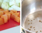 Foto del paso 1 de la receta: Crema de zanahoria y manzana verde