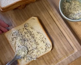 Foto del paso 1 de la receta: Sándwich bikini de jamón, queso y trufa