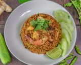 รูปขั้นตอนการทำที่ 25 ของ ข้าวผัดต้มยำ กุ้ง อร่อยซี้ดซ้าดถึงใจ