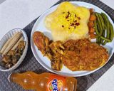 عکس مرحله 5 از دستور چلو مرغ وهلو 🍗🍑